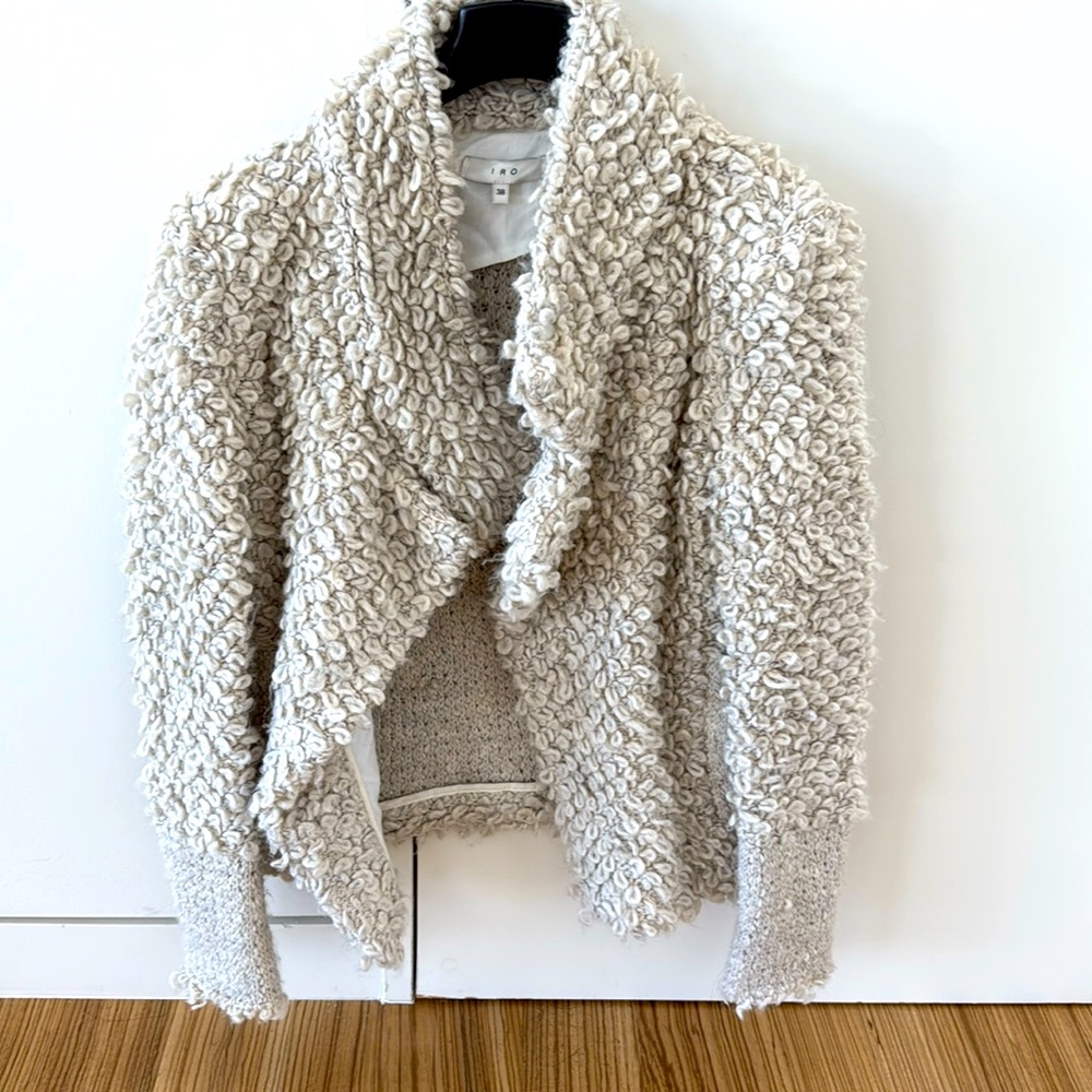 Iro Caty knit sweater jacket